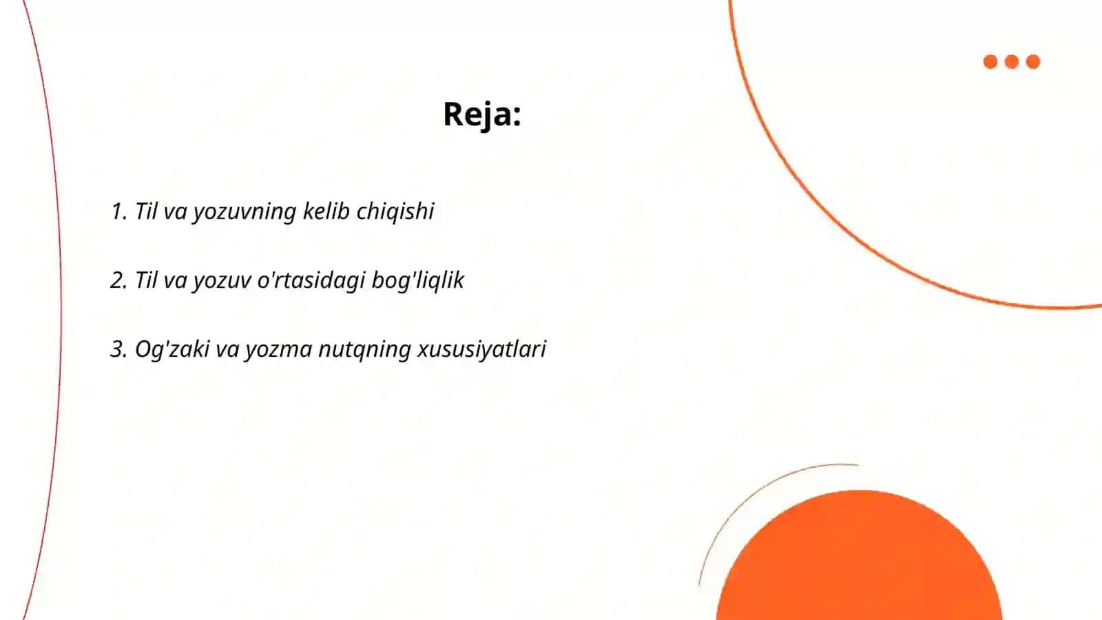 Til va yozuvning farqlari 2