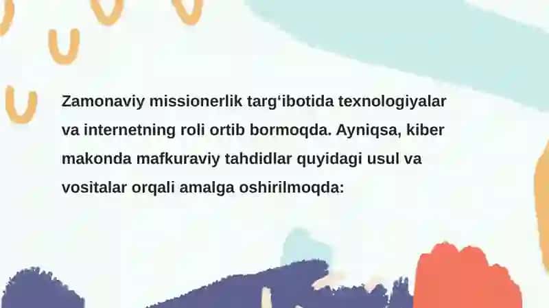 Zamonaviy missionerlik targʻiboti 2