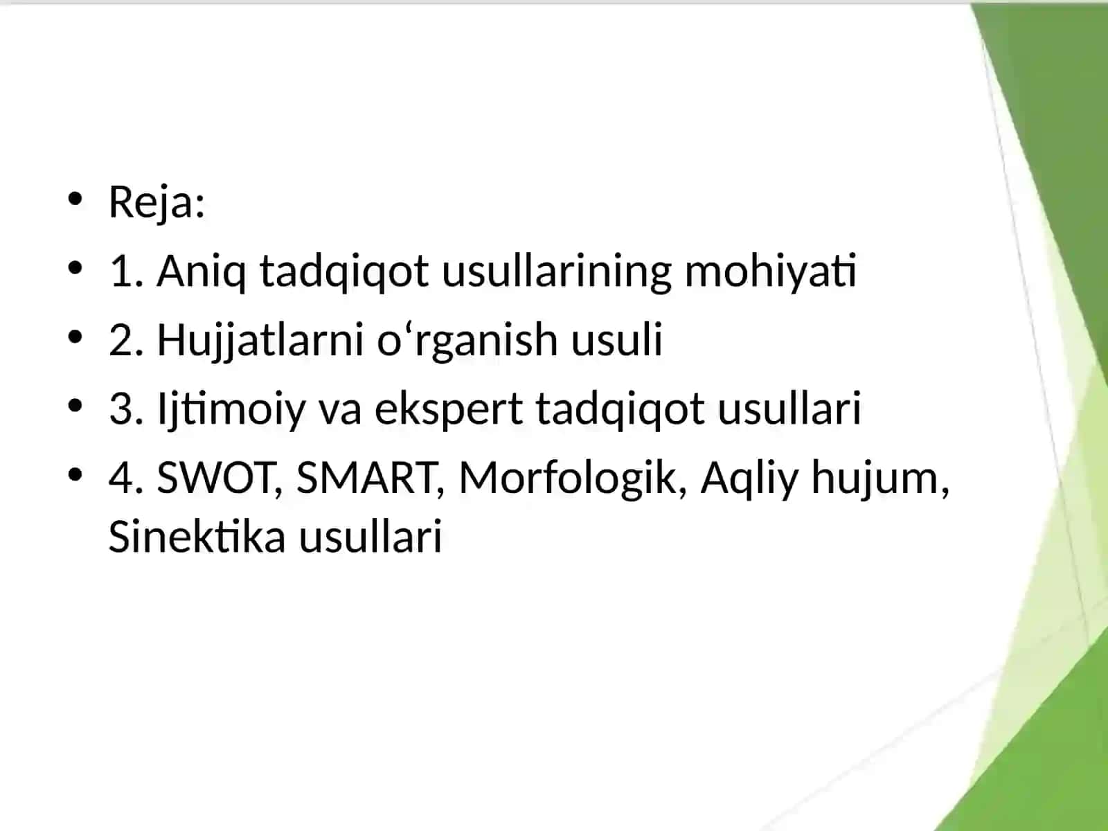 Menejmentdaaniq(maxsus)tadqiqotusullari 2