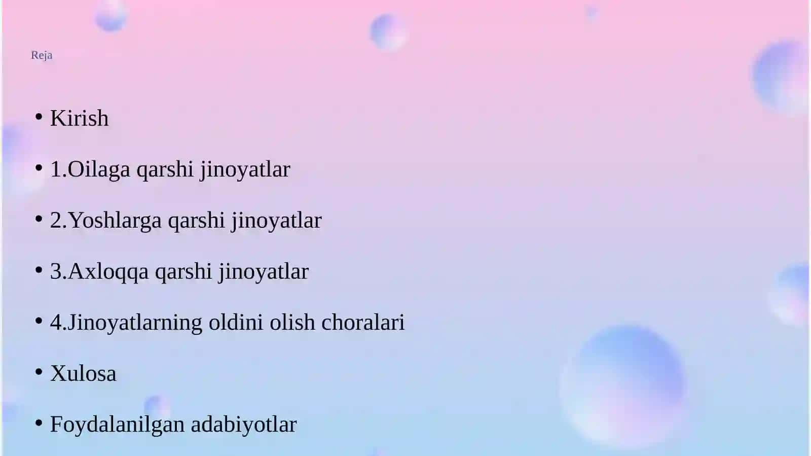Oilaga, yoshlar va axloqqa qarshi jinoyatlar huquqiy tahlili 2
