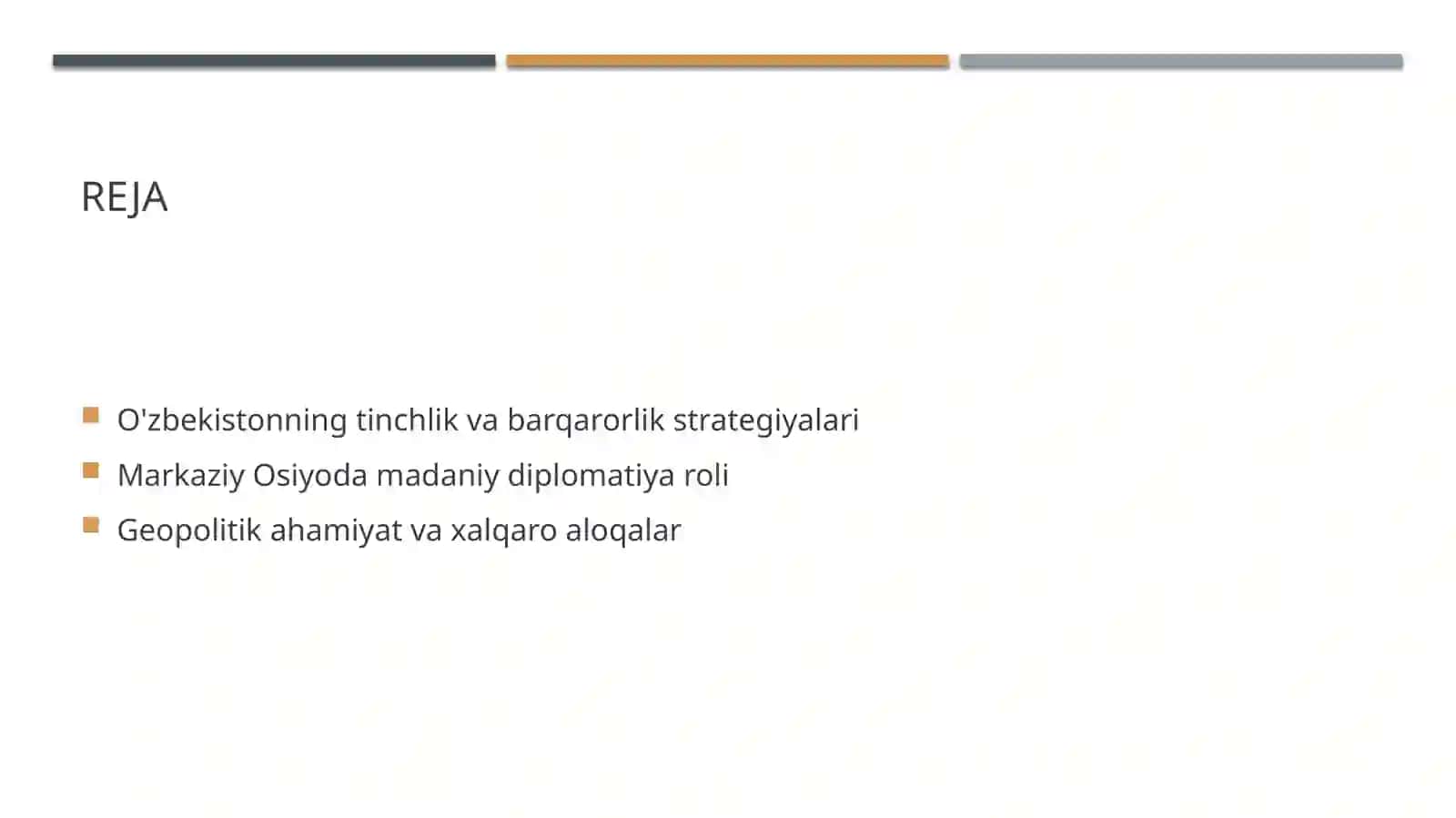 O'zbekistonning Markaziy Osiyoda tinchlik va barqarorlikni ta'minlashdagi o'rni 2