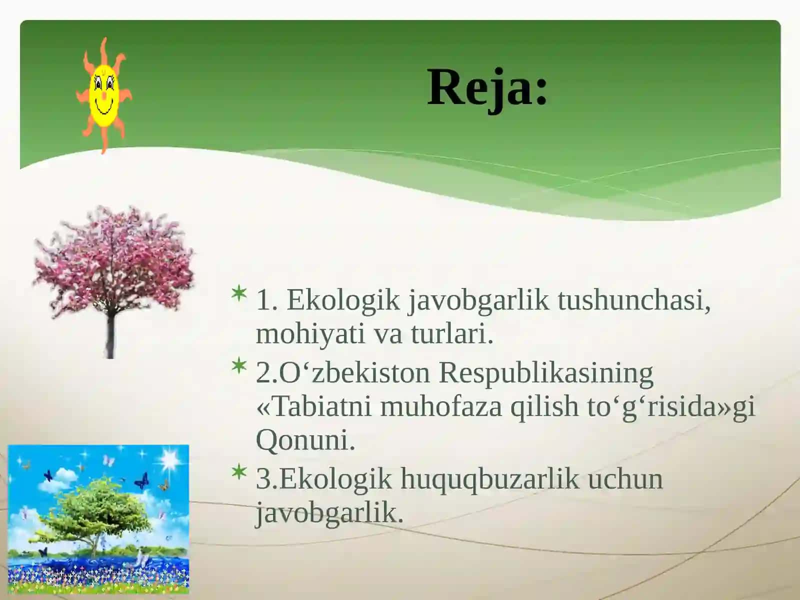 Ekologik tartib buzari lik uchun javobgarlik 2