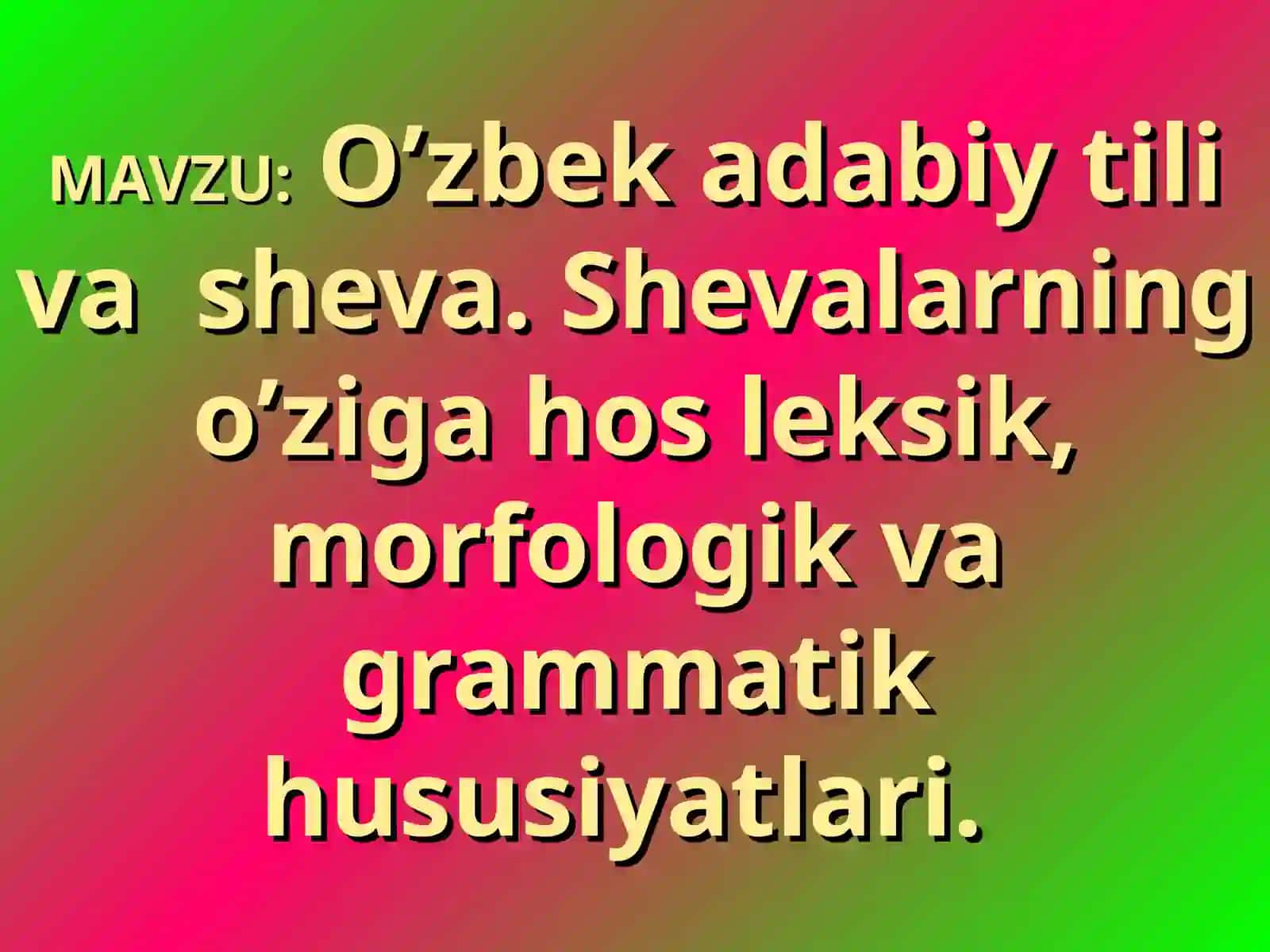 O'zbek adabiy tili vasheva 2