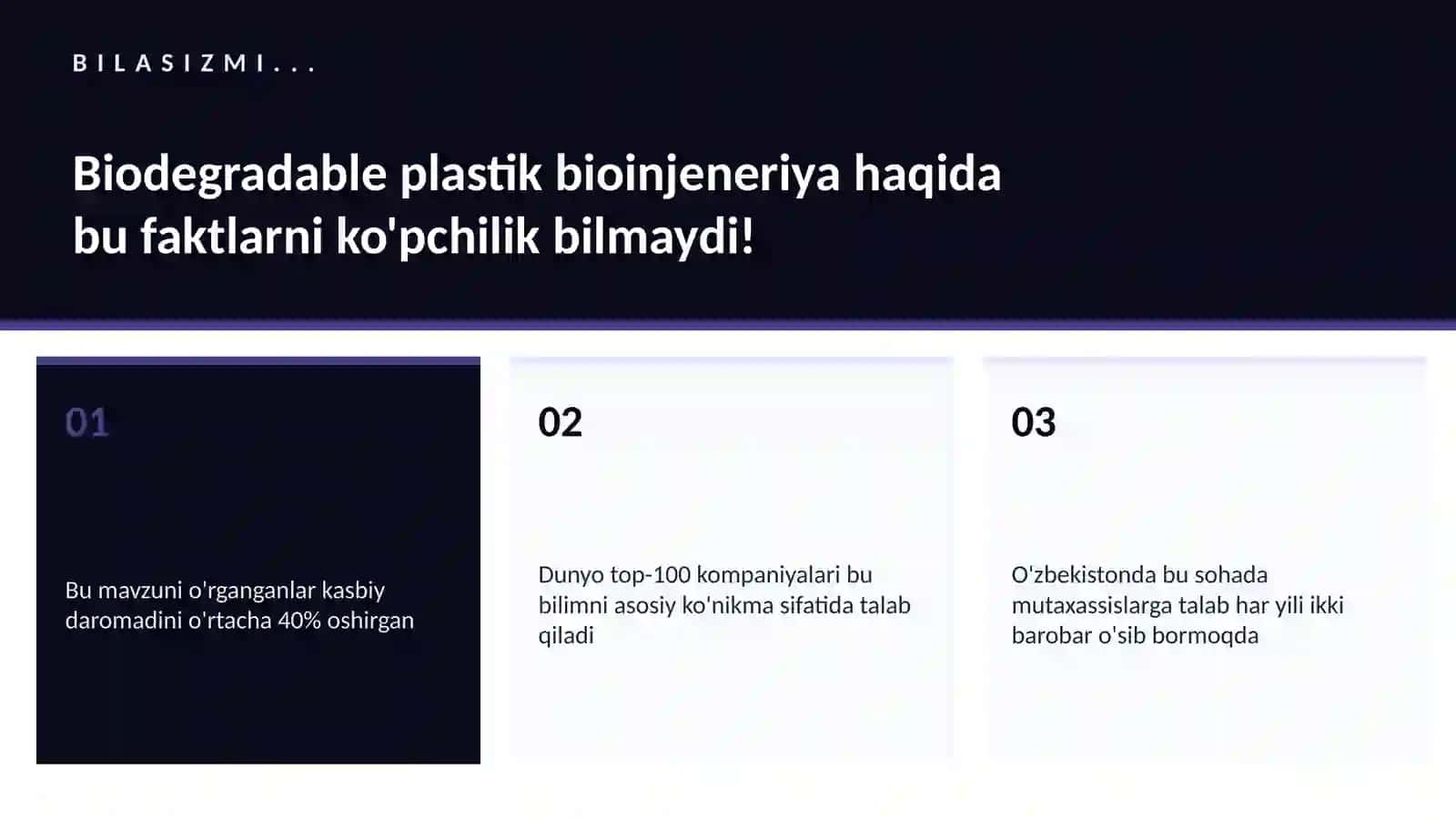 BIOTEXNOLOGIYA VA GENOMIKA 2