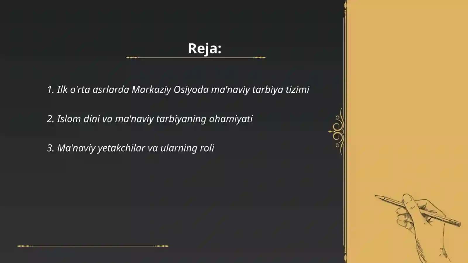 Ma'naviy tarbiya masalalari 2