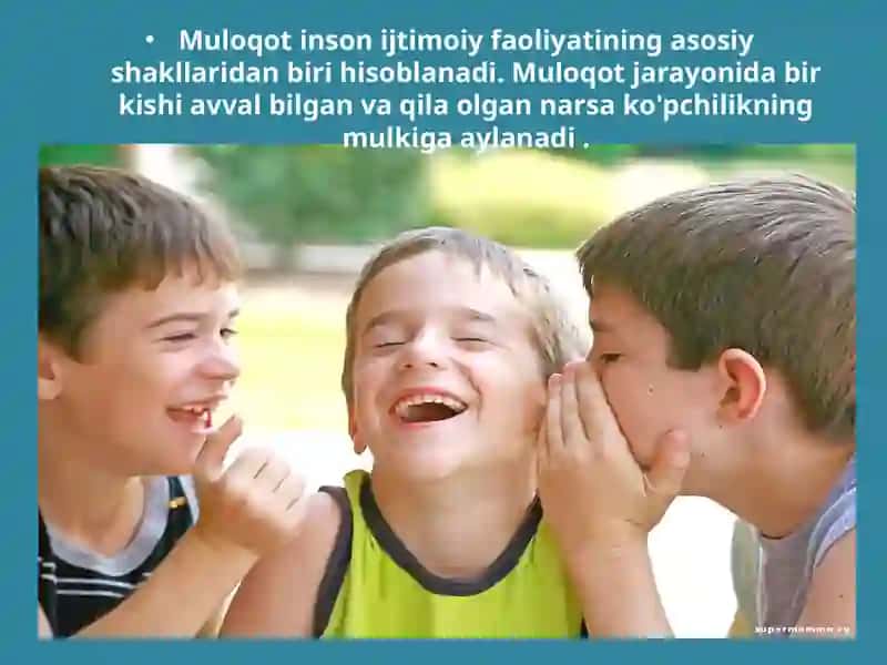 Og'zaki va og'zaki bo'lmagan aloqa vositalari 2