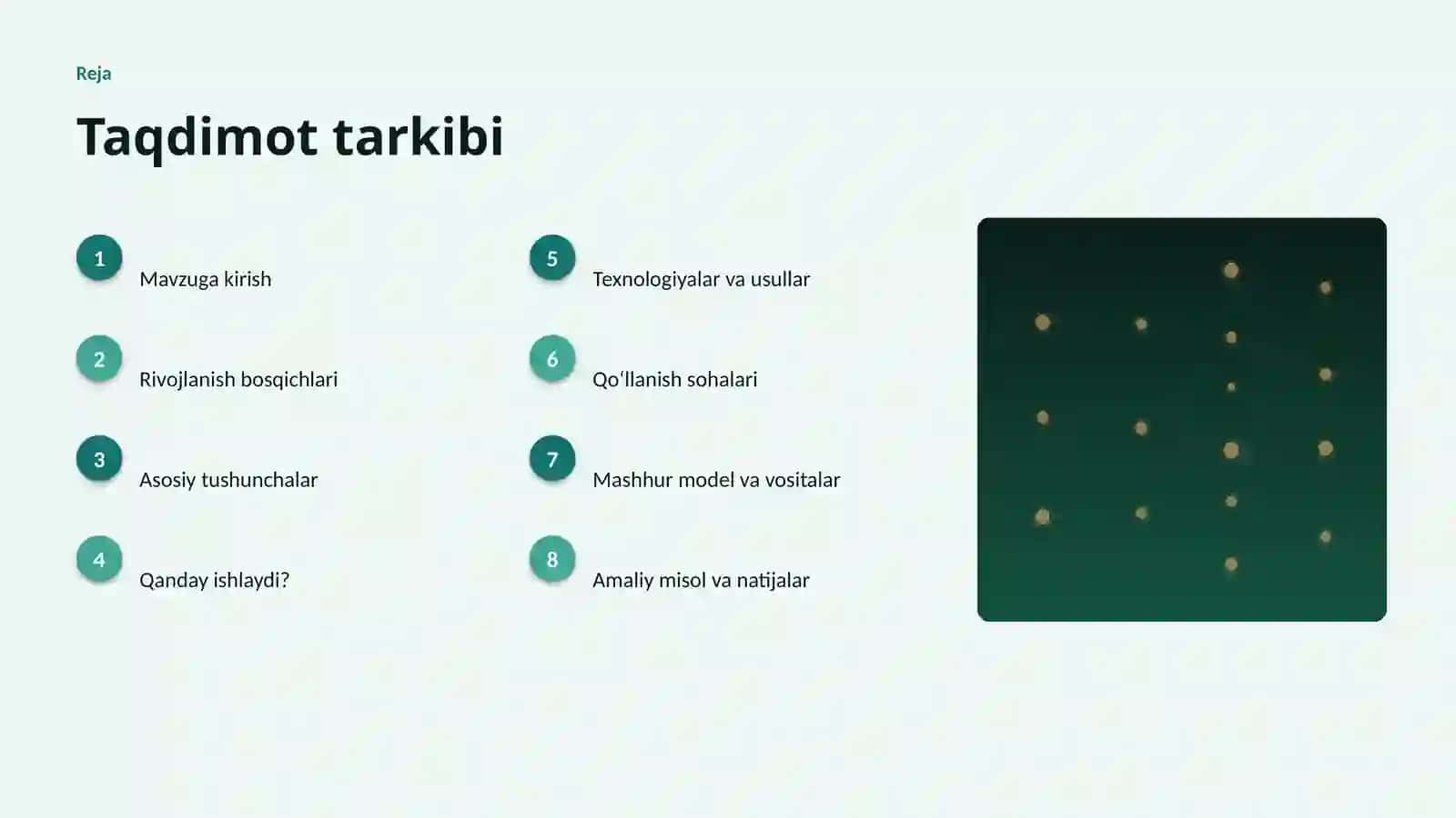 SUNʼIY INTELLEKT • PROFESSIONAL TAQDIMOT 2