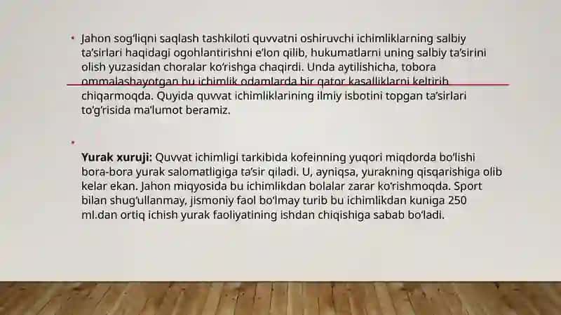 Quvvatli ichimliklar 2