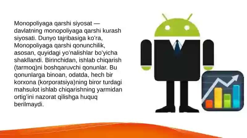 RIVOJLANGAN MAMLAKATLARDA MONOPOLIYAGA QARSHI SIYOSAT BORASIDA TAJRIBALAR 2