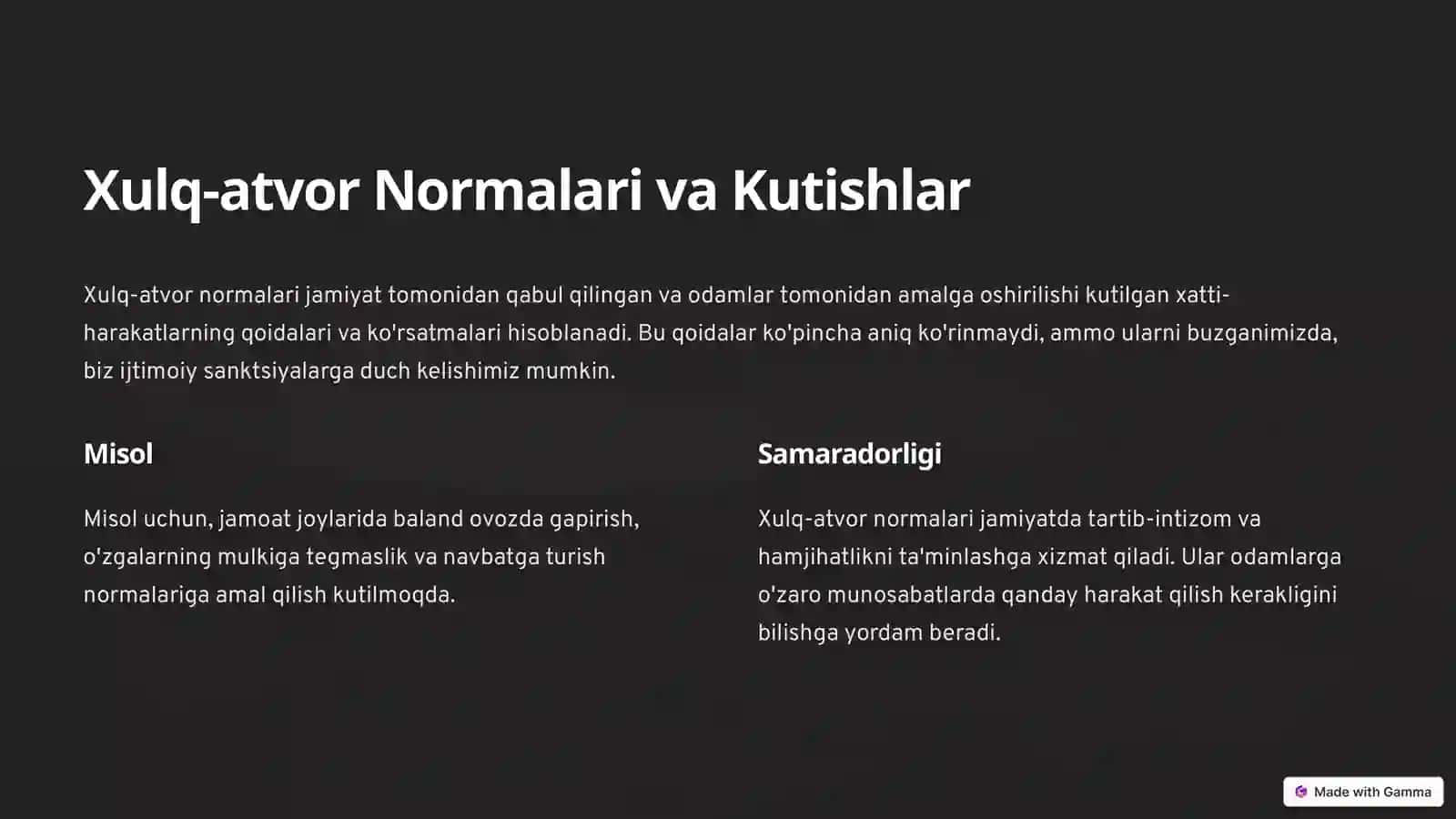 Individning Xatti harakatlarini Boshqarishning Ijtimoiy psixologik 2