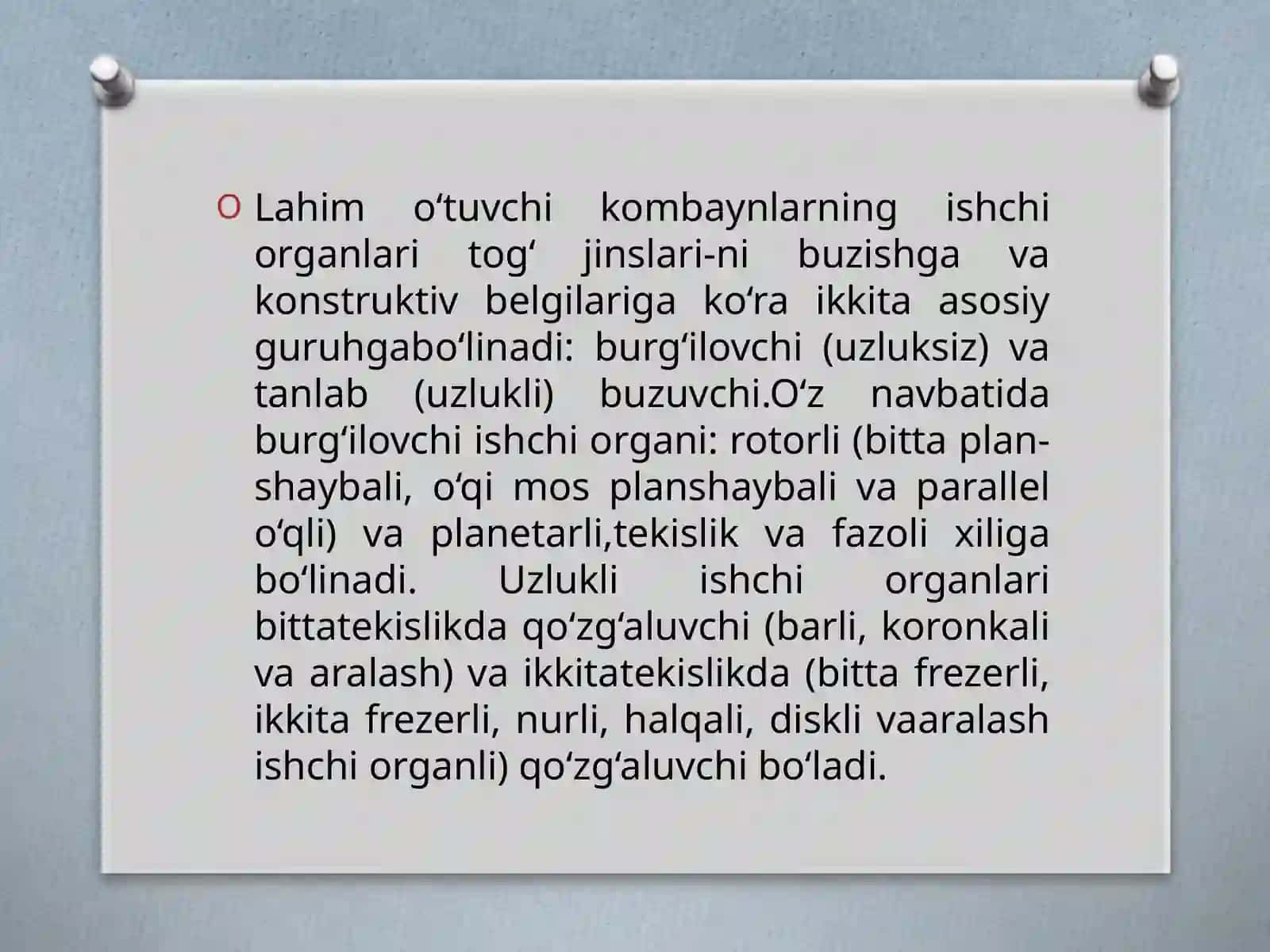 Lahimo'tishkombaynlari unumdorligini hisoblash bo’yicha masalalaryechish 2