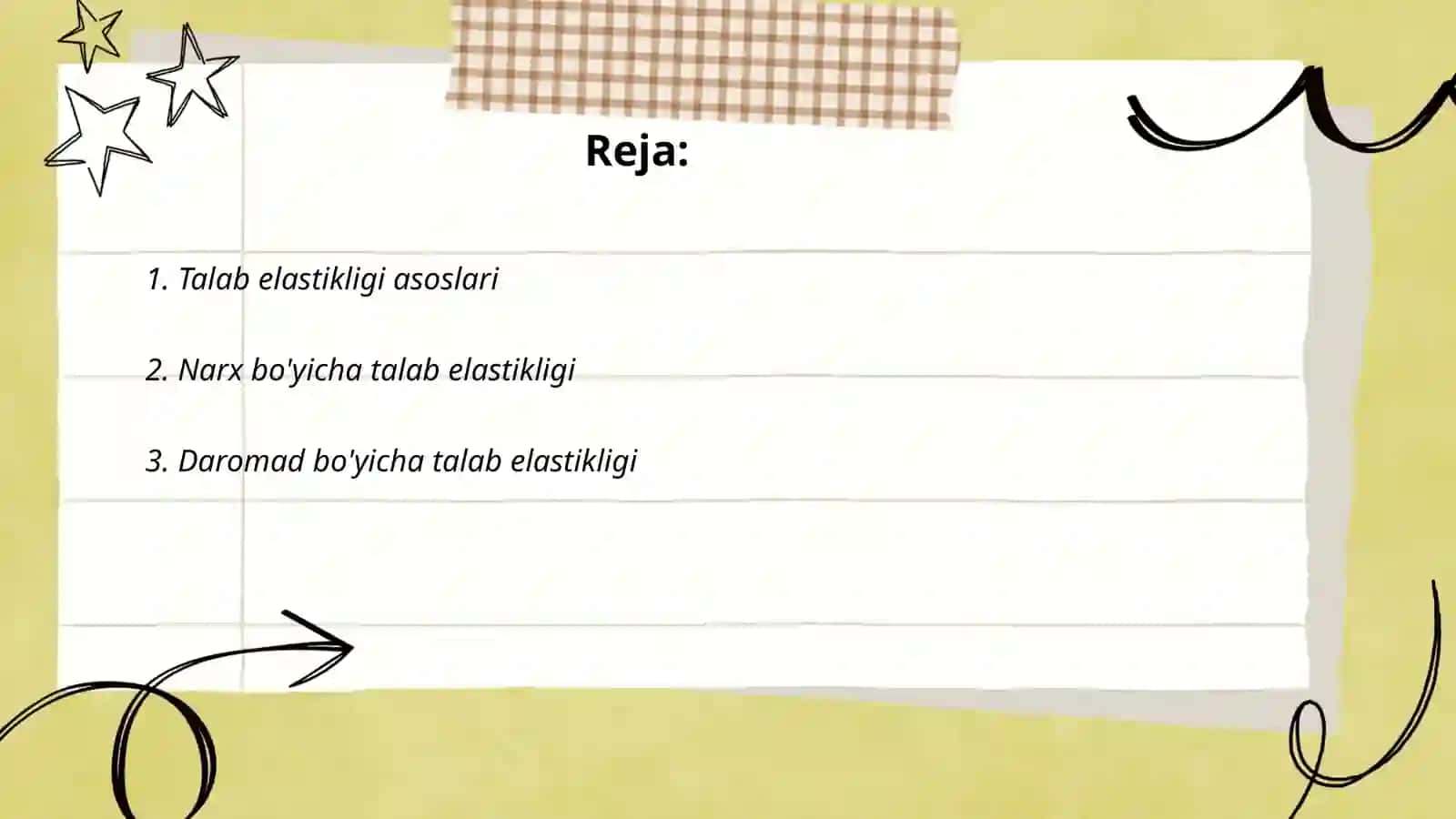 Talab elastikligi 2