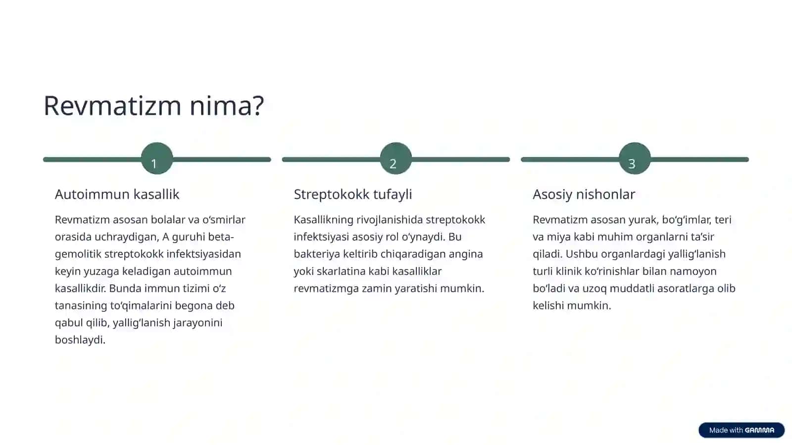 Revmatizm: Etiologiyasi va Klinik-Morfologik Shakllari 2