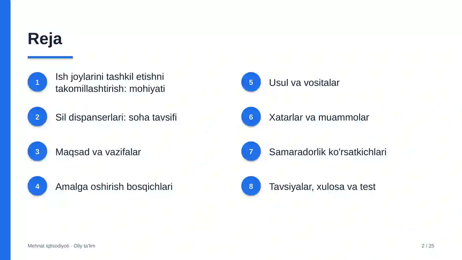 silga qarshi kurash dispanserlarida ish joylarini tashkil etishni takomillashtirish 9953 2