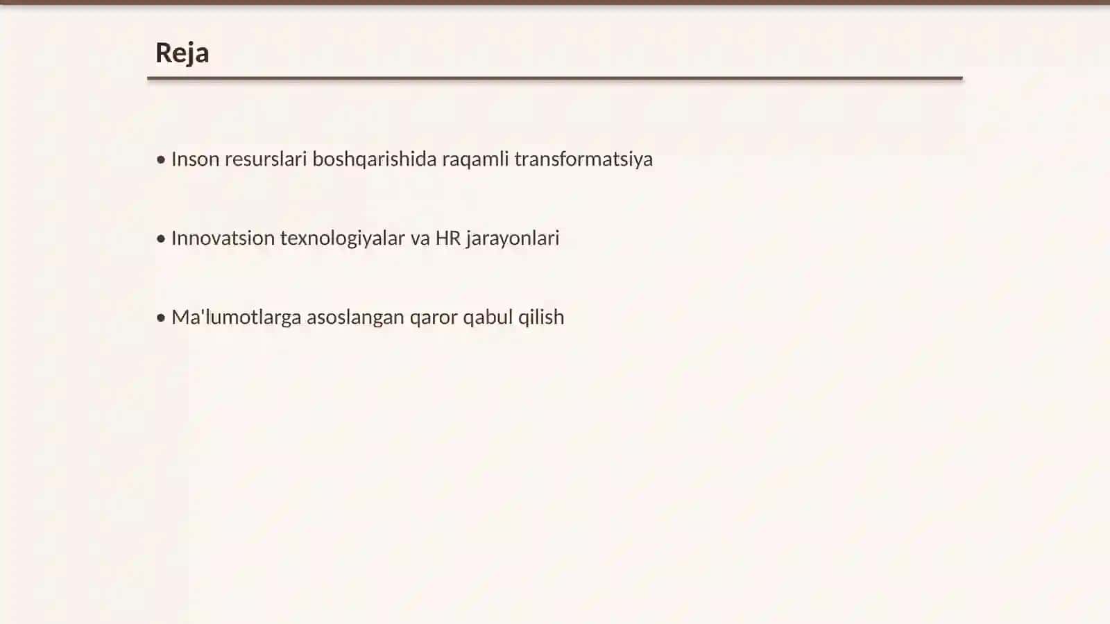 Inson resurslarini boshqarishda innovatsiyalar 2