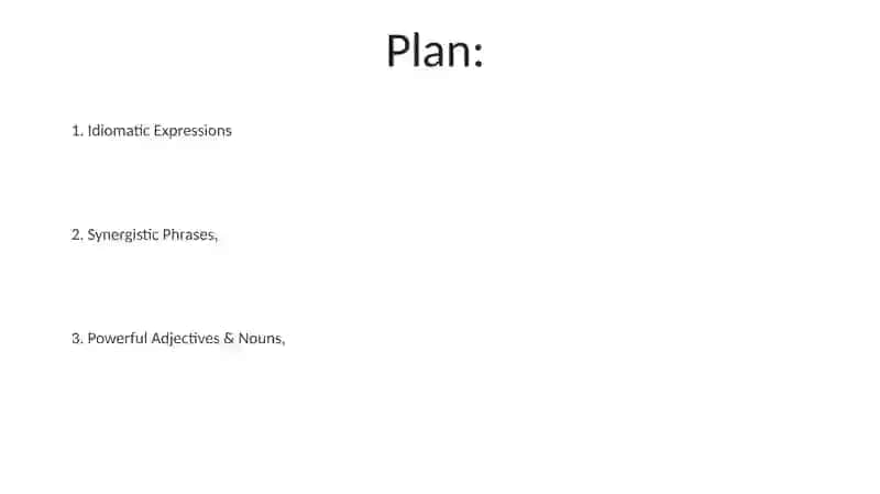 Collocational Clusters 2