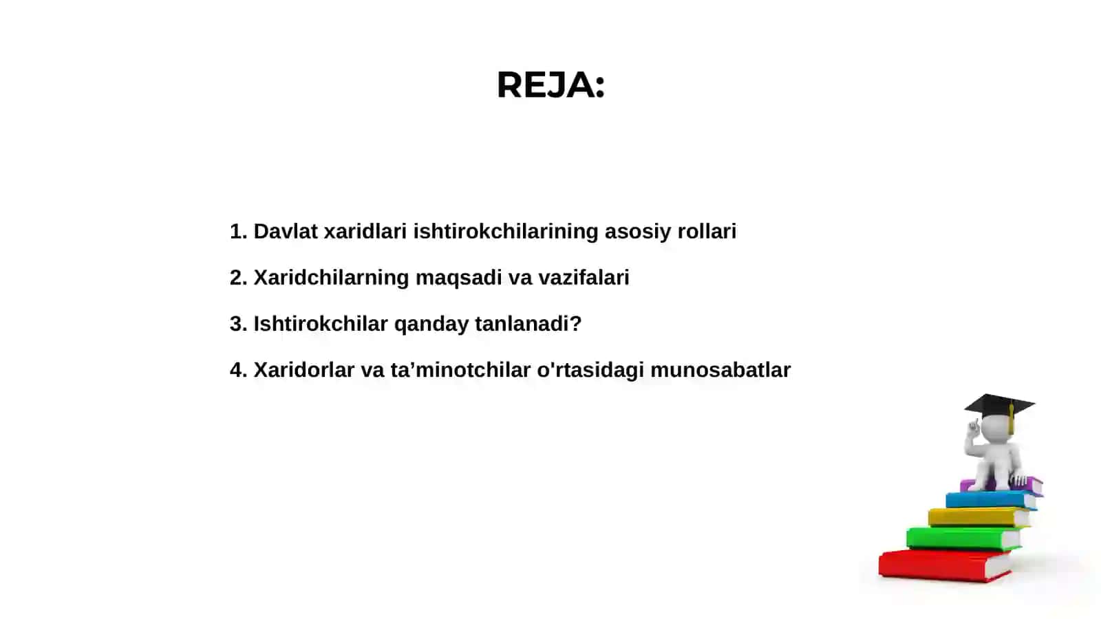 Davlat xaridlari ishtirokchilarining mohiyati maqsadi va tamoyillari 2