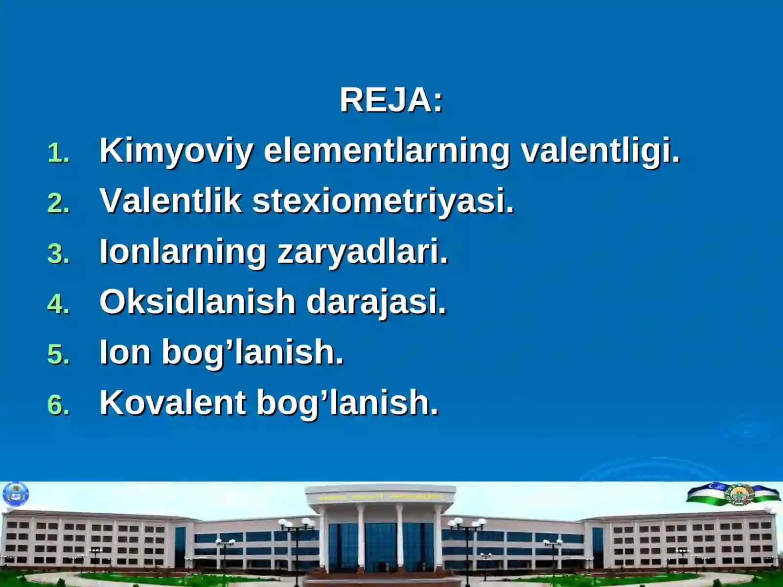 Kimyoviy bog’lanish nazariyasi 2
