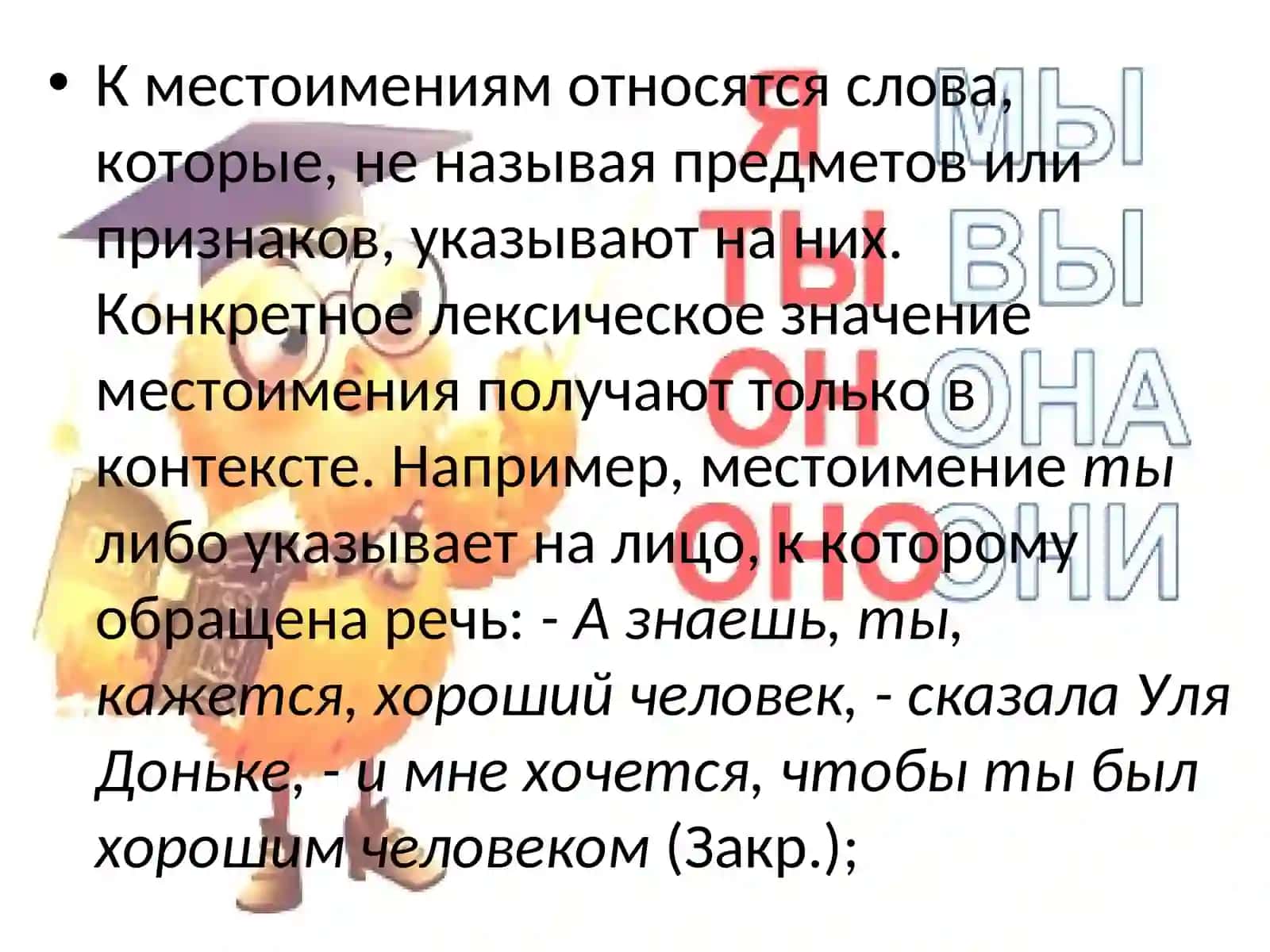Местоимение как часть речи 2