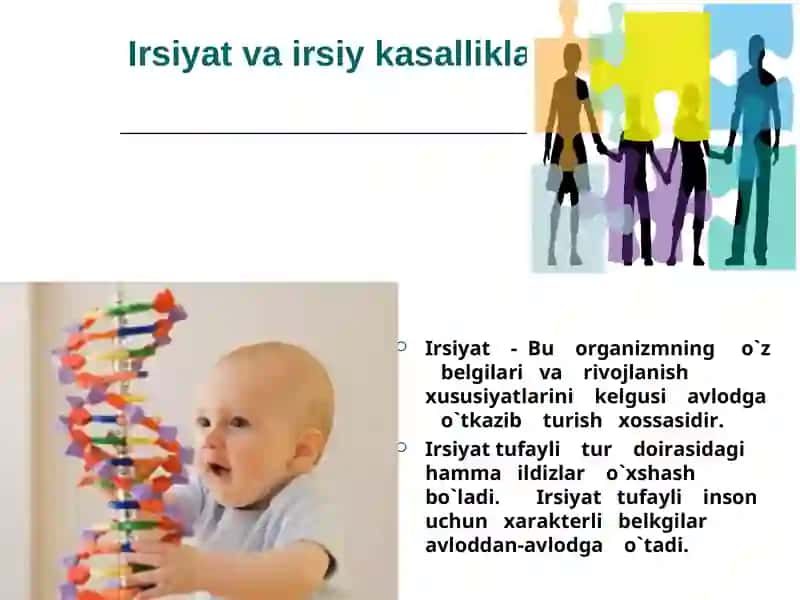 Irsiy kasaliklarning kelib chiqishi va uning oqibatlari 2