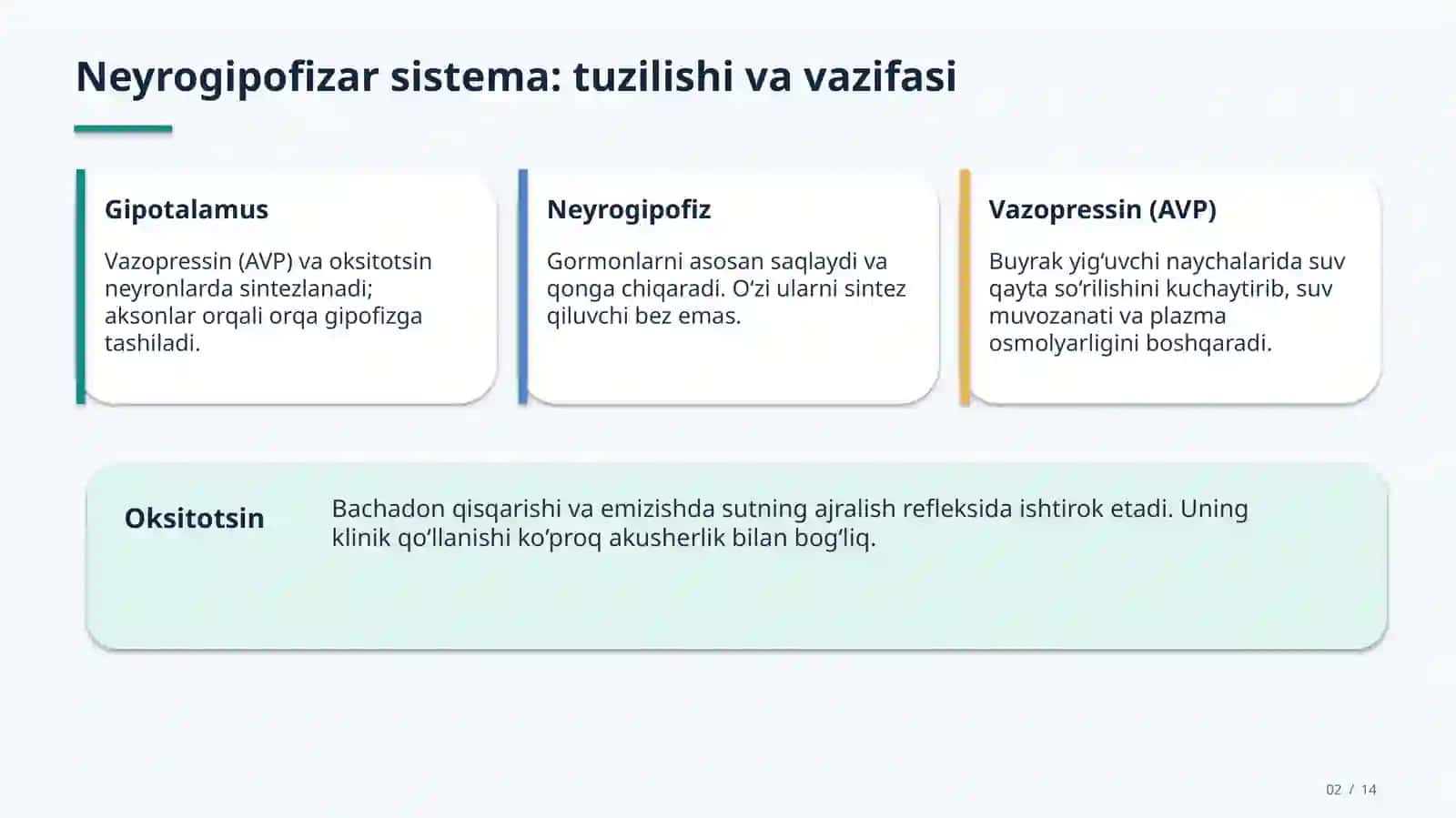 NEYROGIPOFIZAR SISTEMA KASALLIKLARI 2