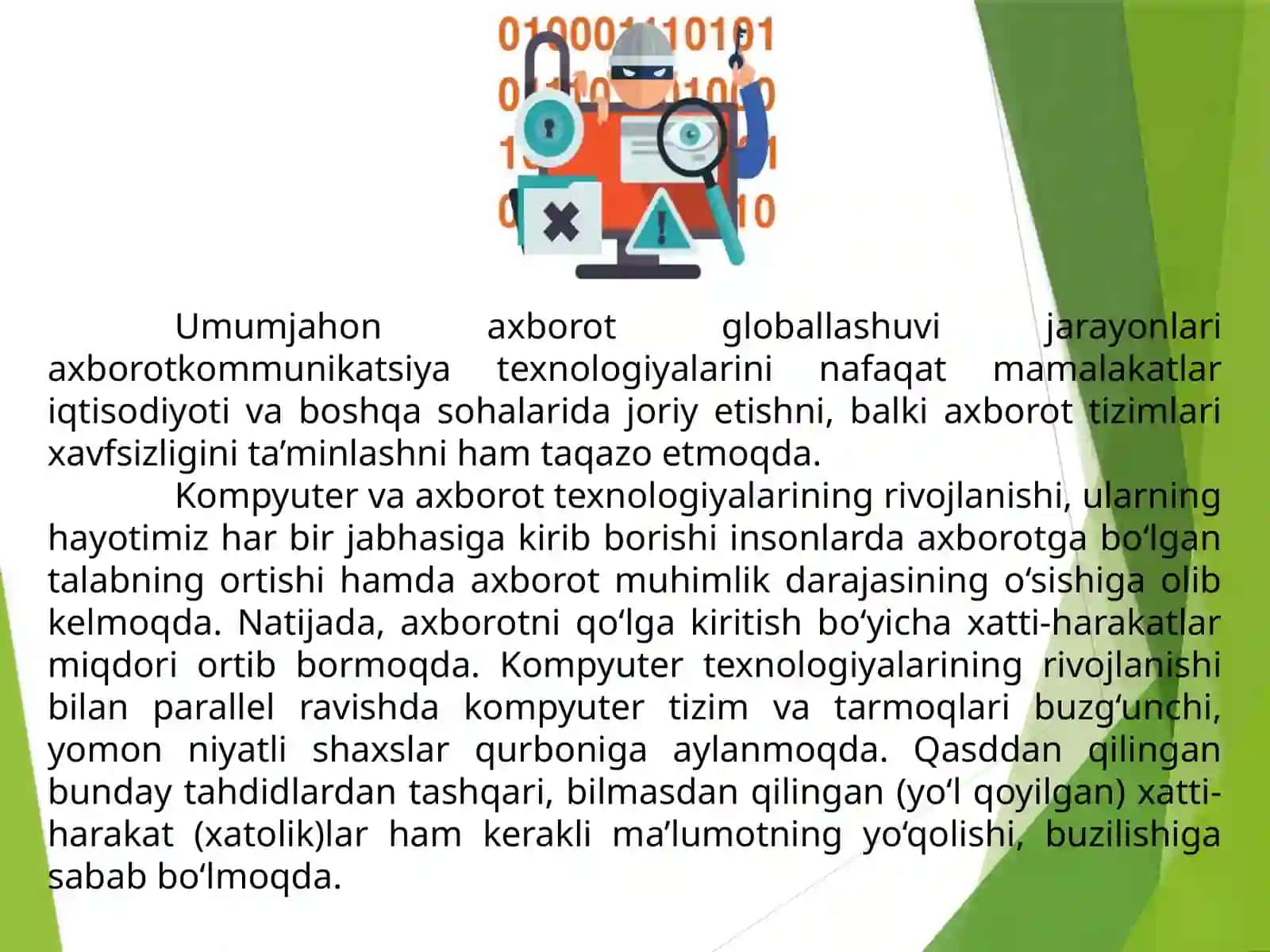 AXBOROT XAVFSIZLIGI 2