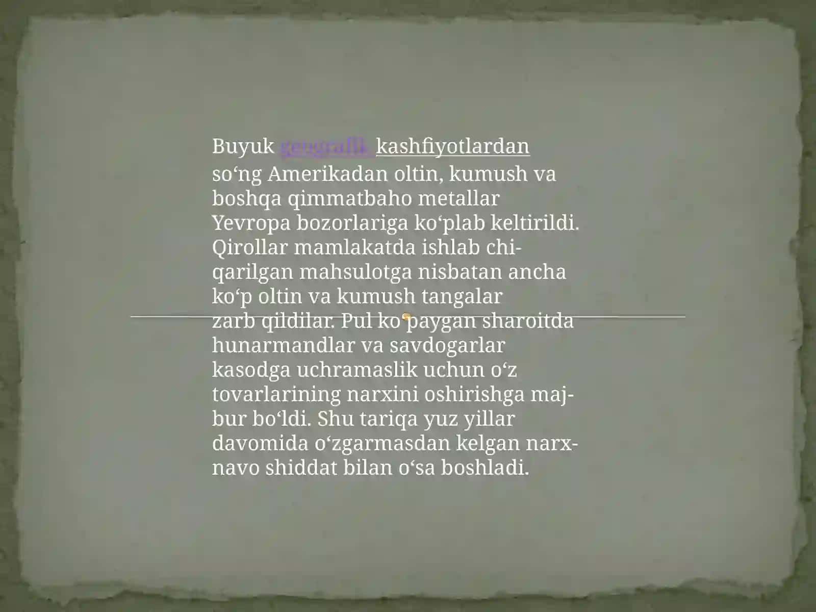 Yangidavrda Yevropa va Amerika qitalarida bir necha davlatlar xalqaro maydonda xal qiluvchi rol o‘ynay boshlashi 2