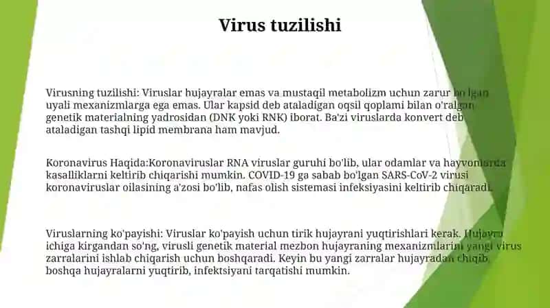 Koronavirus Haqida 2