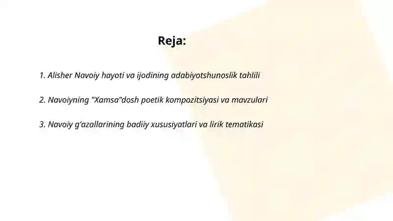 Alisher Navoiyning Adabiyotshunoslik 2