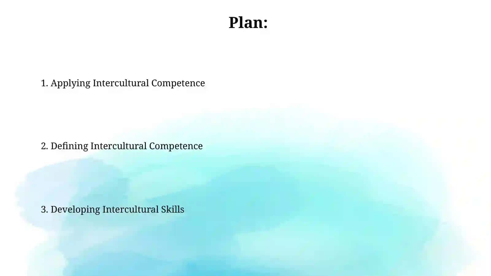 Intercultural competence 2