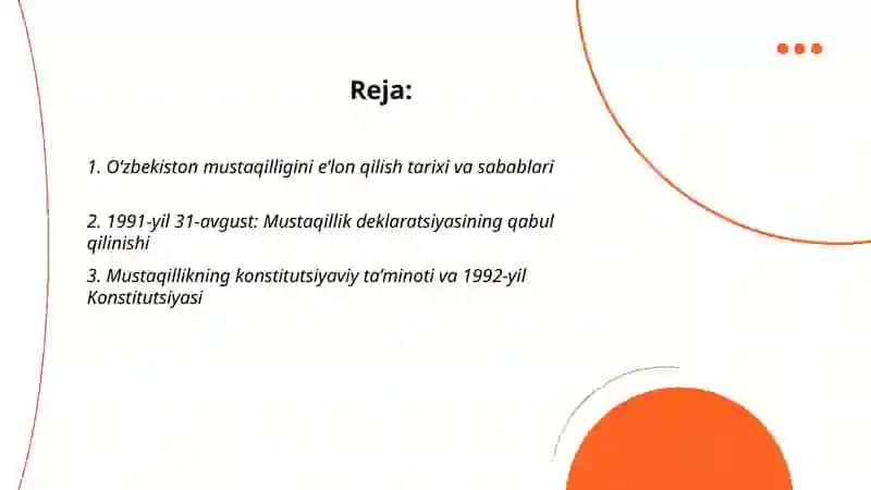 O‘zbekiston mustaqilligi e’lon qilinishi va davlat ramzlari 2