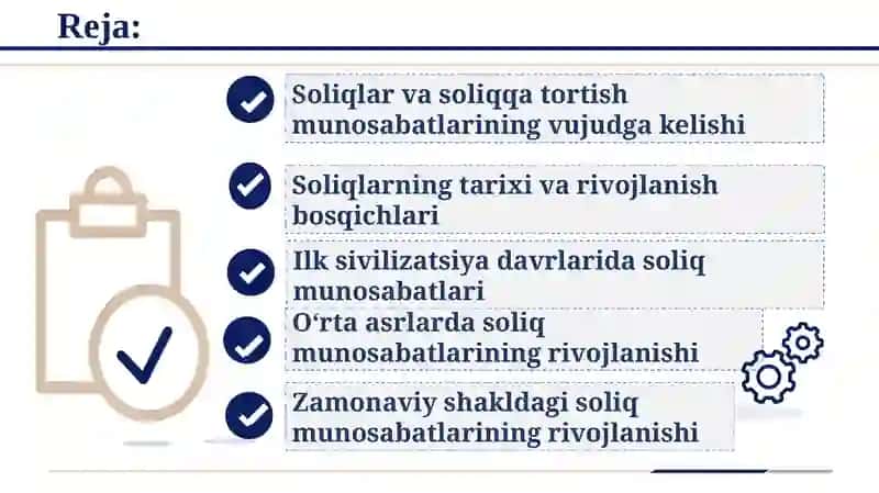 Soliqlarning vujudga kelishi va rivojlanish tarixi 2