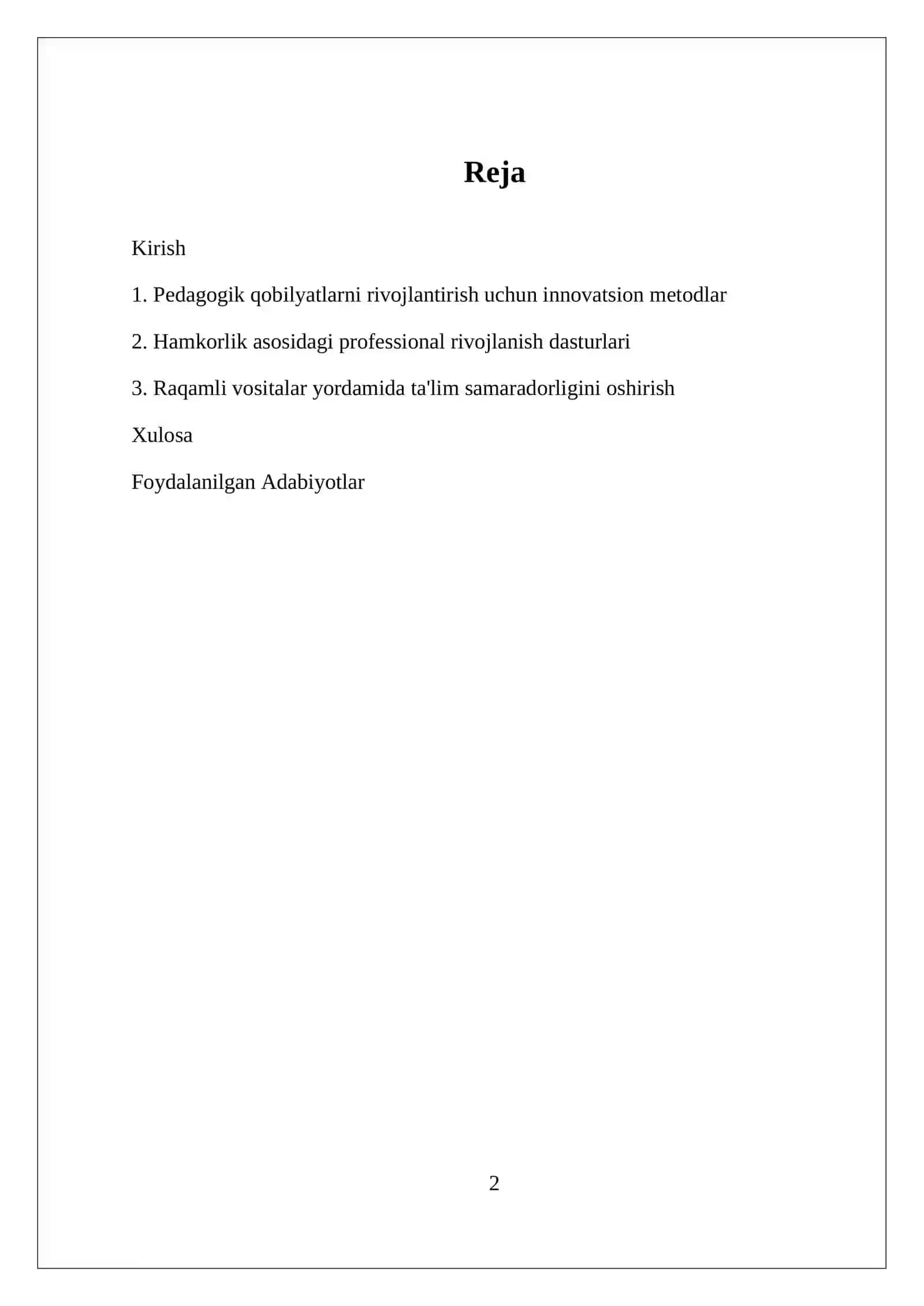 O'qituvchilar Pedagogik Qobiliyatlarini Shakillantirish Imkoniyatlari 2