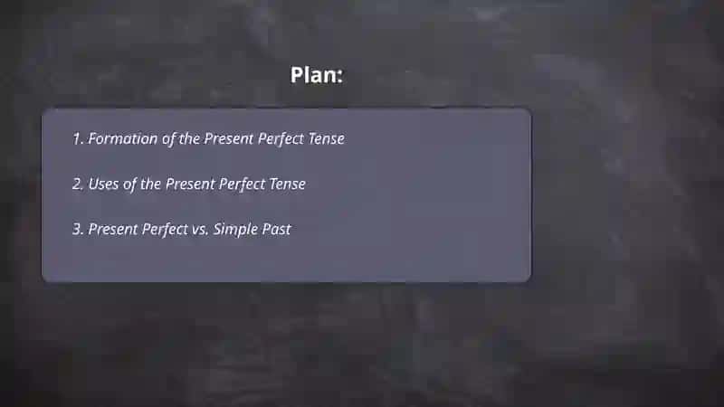 Present Perfect Tense 2