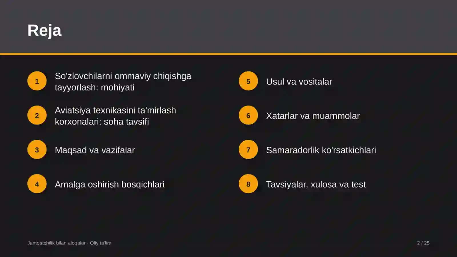 aviatsiya texnikasini ta'mirlash korxonalarida so'zlovchilarni ommaviy chiqishga tayyorlash 5288 2
