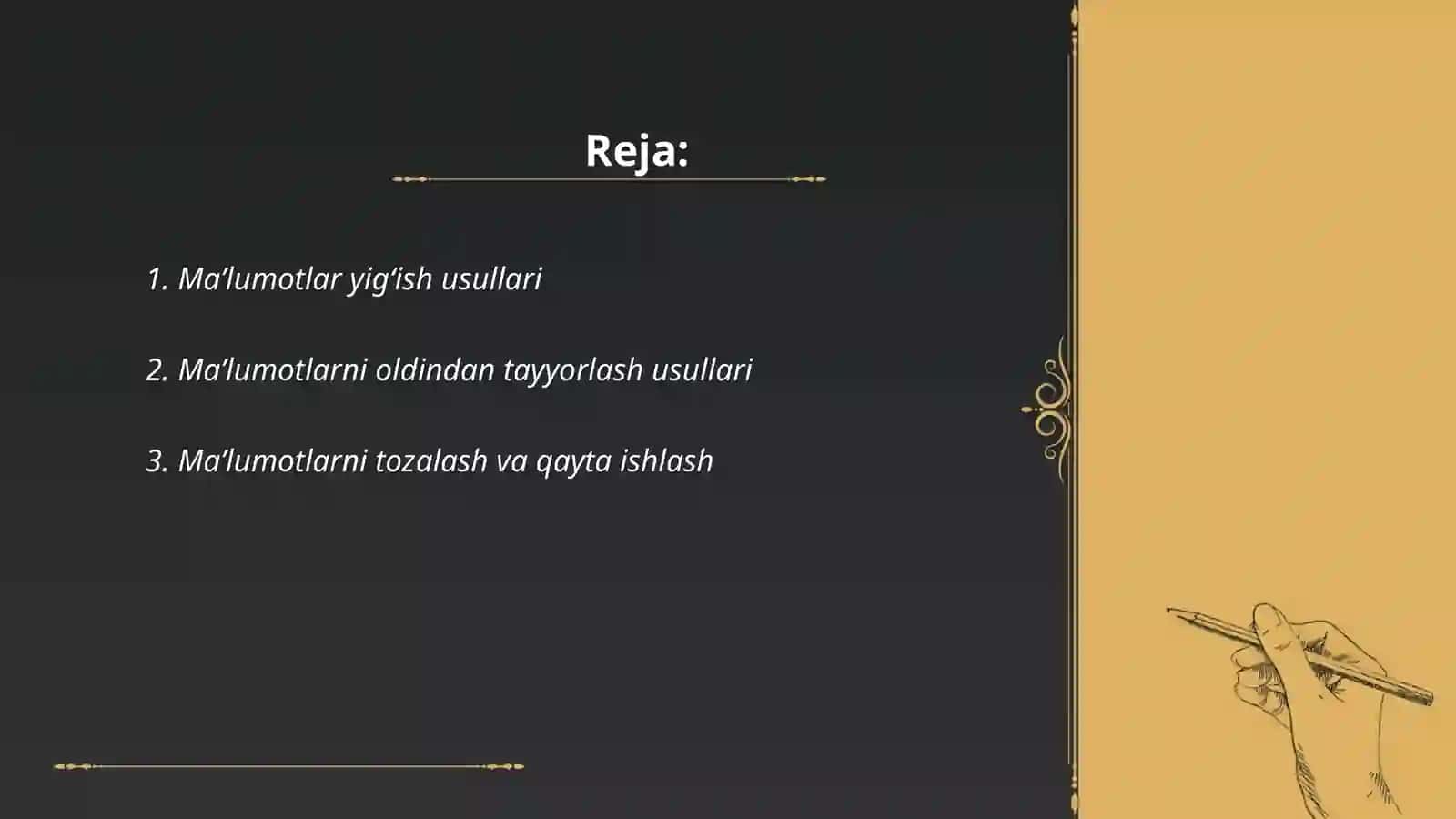 Jarayon va tipik vositalari 2