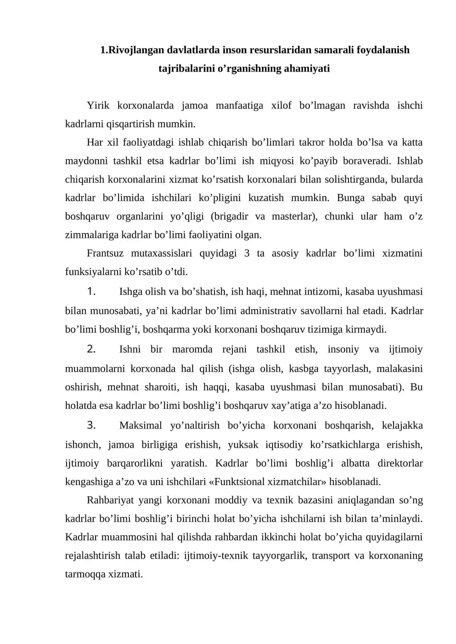 Insоn rеsurslаridаn fоydаlаnishning chеt el dаvlаtlаr tаjribаsi 2