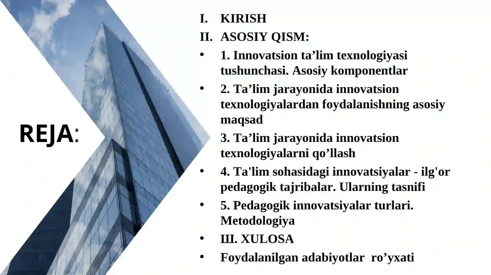 Ta’lim Jarayonini Tashkil Etishda Innovatsion Texnologiyalar 2