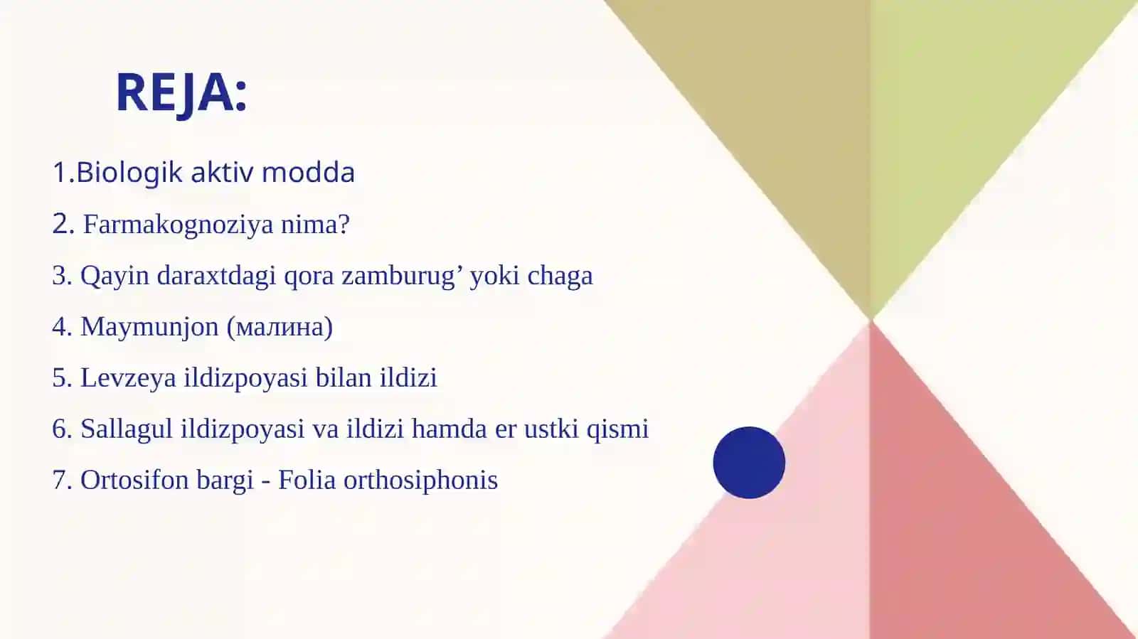 Biologik aktiv moddalar olish texnologiyasi 2