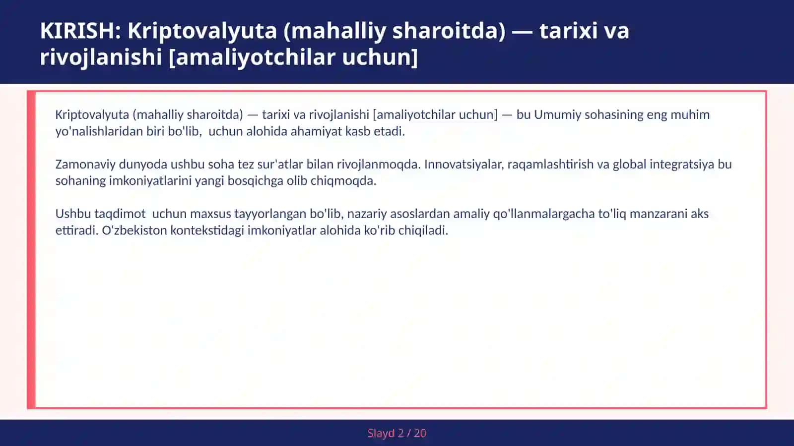 Kriptovalyuta (mahalliy sharoitda) — tarixi va rivojlanishi [amaliyotchilar uchun] 2