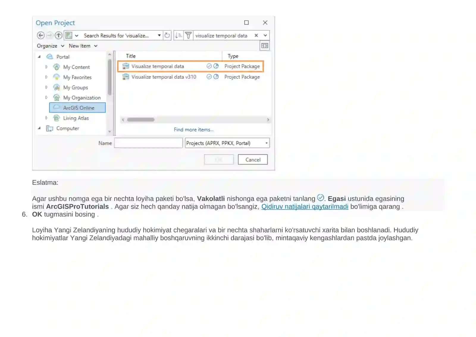 ArcGIS Pro dasturi 2
