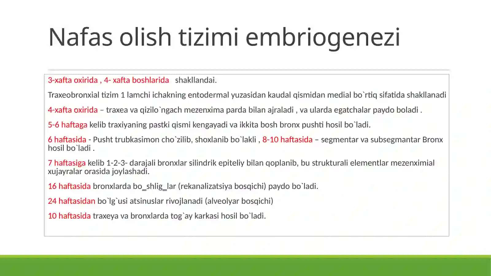 Nafas olish tizimi 2