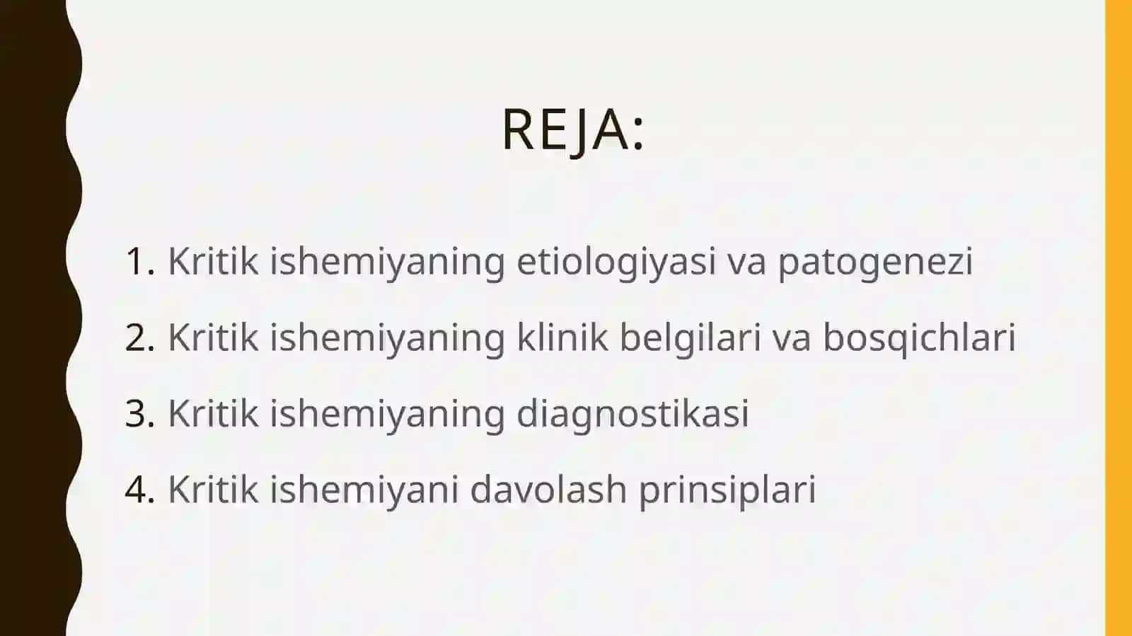 QO‘L-OYOQLAR KRITIK ISHEMIYASI 2