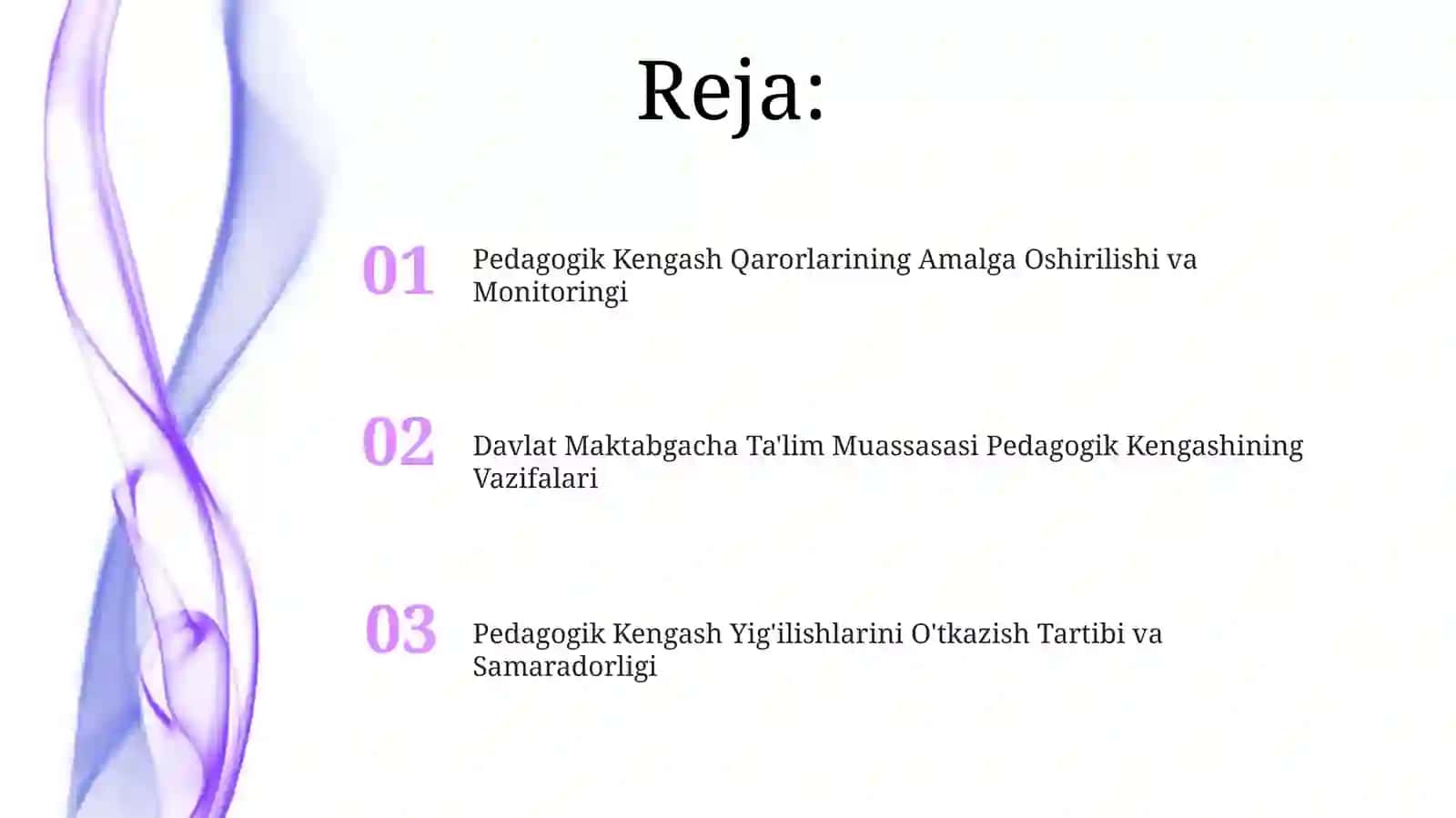 Davlat maktabgacha ta'lim muassasasi pedagogik kengashining vazifalari 2