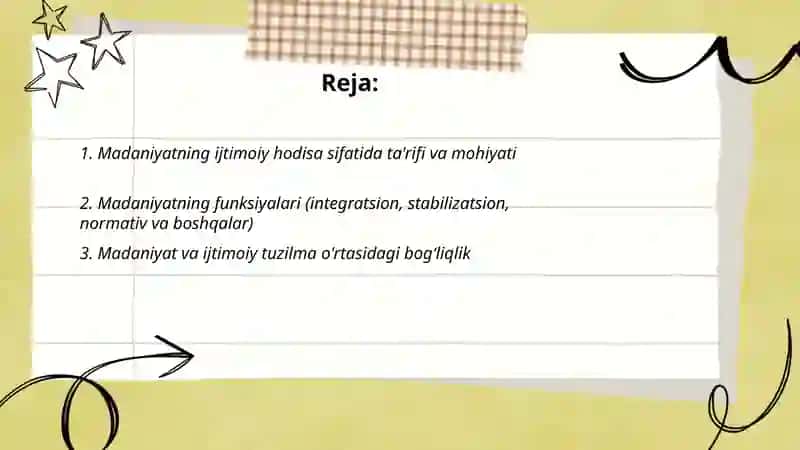 Madaniyat ijtimoiy hodisa sifatida 2