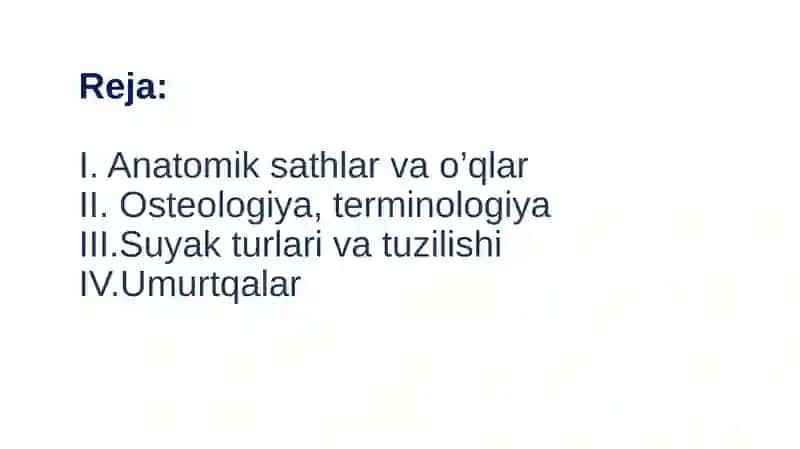 Anatomiksathlar, o’qlar 2