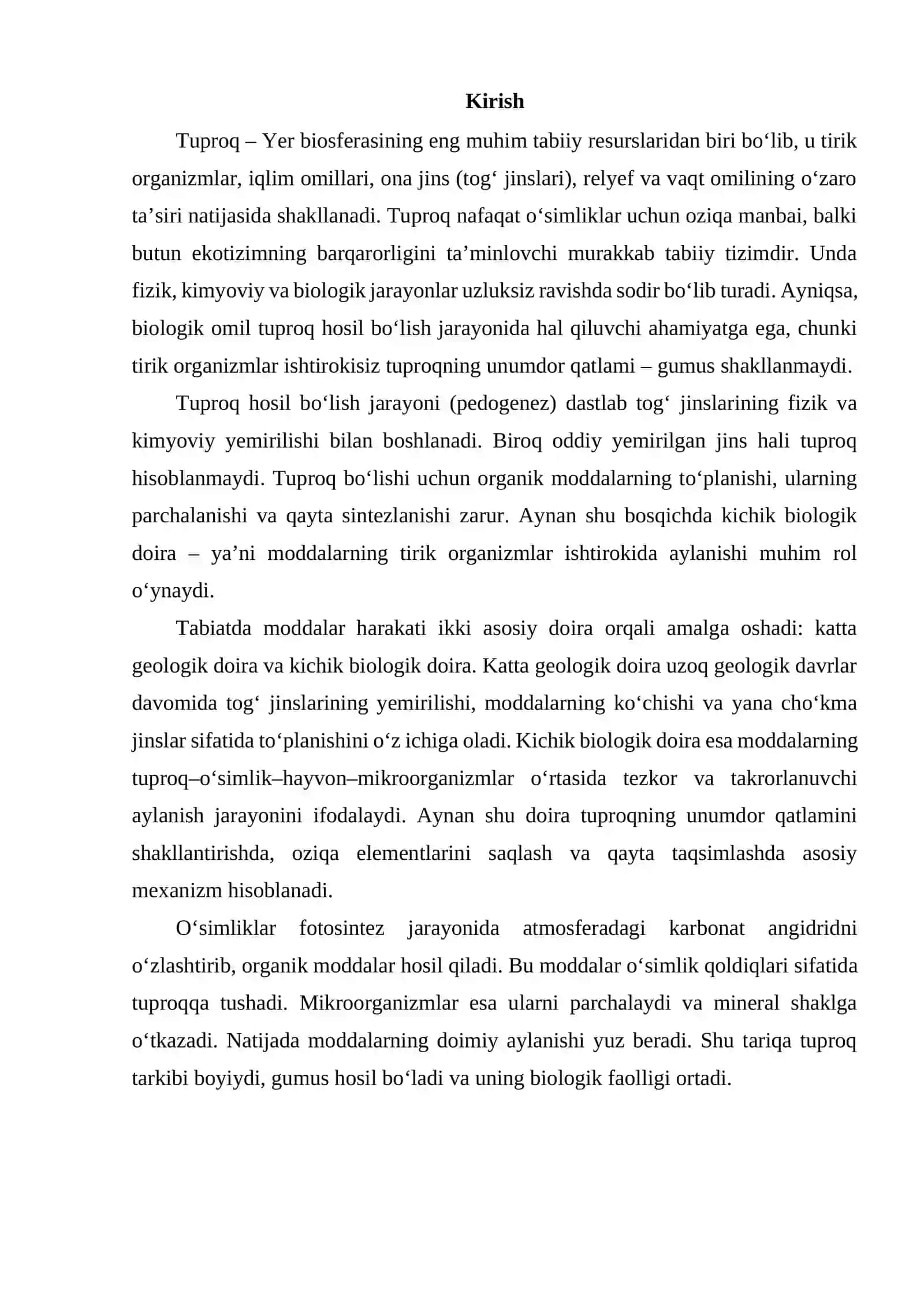 KICHIK BIOLOGIK DOIRANING MODDALAR HARAKATIDAGI ROLI 2