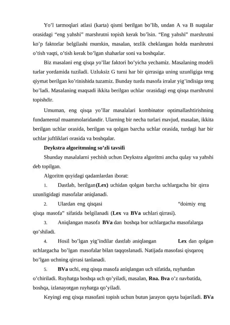 Deykstra algoritmi 2