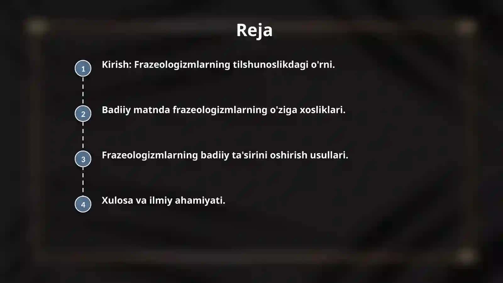 Badiiy matnda frazeologizmlarning qo'llanilishi va ularning ta'siri 2
