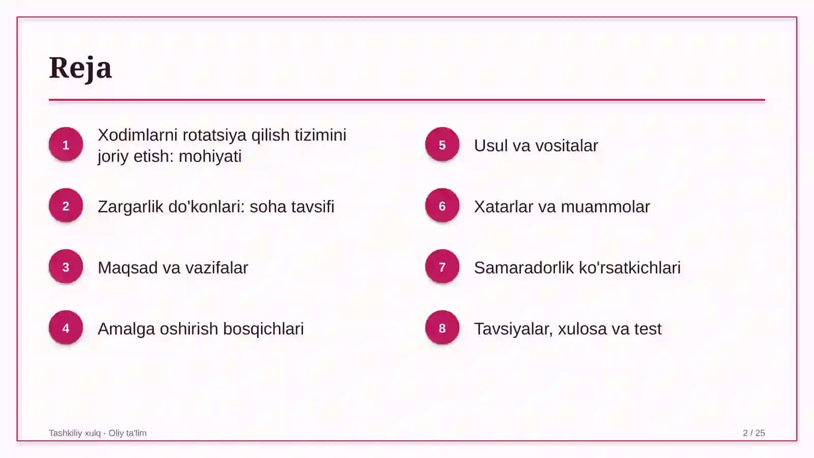 zargarlik do'konlarida xodimlarni rotatsiya qilish tizimini joriy etish 5698 2